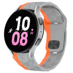 Football Texture Reverse Buckle Silicone Watch Band, For Samsung Galaxy watch 5 Golf Edition, For Samsung Galaxy Watch 5  44mm, For Samsung Galaxy Watch 5 Pro  45mm, For Samsung Galaxy Watch 5  40mm