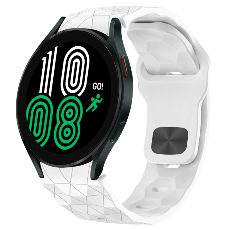 Football Texture Reverse Buckle Silicone Watch Band, For Samsung Galaxy Watch 4 44mm, For Samsung Galaxy Watch 4 40mm, For Samsung  Galaxy Watch 4 Classic 46mm, For Samsung  Galaxy Watch 4 Classic 42mm