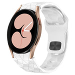 Football Texture Reverse Buckle Silicone Watch Band, For Samsung Galaxy Watch 4 44mm, For Samsung Galaxy Watch 4 40mm, For Samsung  Galaxy Watch 4 Classic 46mm, For Samsung  Galaxy Watch 4 Classic 42mm