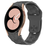 Football Texture Reverse Buckle Silicone Watch Band, For Samsung Galaxy Watch 4 44mm, For Samsung Galaxy Watch 4 40mm, For Samsung  Galaxy Watch 4 Classic 46mm, For Samsung  Galaxy Watch 4 Classic 42mm