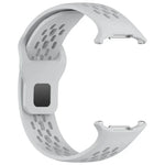 For Samsung Galaxy Watch Ultra 47mm Holes Style Square Buckle Solid Color Silicone Watch Band