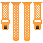 For Samsung Galaxy Watch Ultra 47mm Holes Style Square Buckle Solid Color Silicone Watch Band