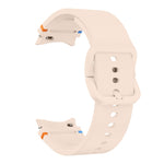 Flat Sewing Design Silicone Watch Band, For Sansung Galaxy Watch5 Pro 45mm, Fou Samsung Galaxy Watch 4 40 / 44mm, For Samsung Galaxy Watch 4 Classic 42 / 46mm