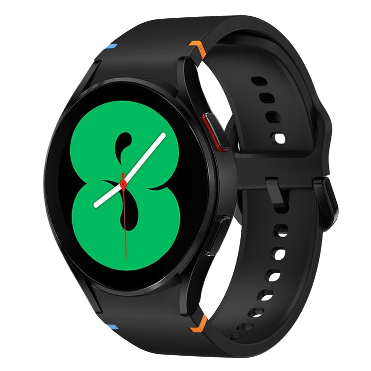 Flat Sewing Design Silicone Watch Band, For Sansung Galaxy Watch5 Pro 45mm, Fou Samsung Galaxy Watch 4 40 / 44mm, For Samsung Galaxy Watch 4 Classic 42 / 46mm