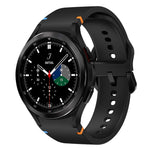 Flat Sewing Design Silicone Watch Band, For Sansung Galaxy Watch5 Pro 45mm, Fou Samsung Galaxy Watch 4 40 / 44mm, For Samsung Galaxy Watch 4 Classic 42 / 46mm