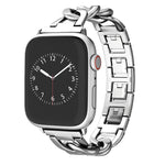 Quick-Release Metal Chain Watch Band, For Apple Watch Series 3 38mm, For Apple Watch Series 3 42mm