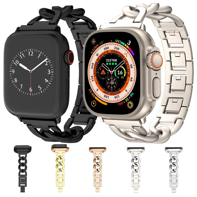 Quick-Release Metal Chain Watch Band, For Apple Watch Series 3 38mm, For Apple Watch Series 3 42mm