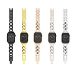 Quick-Release Metal Chain Watch Band, For Apple Watch Series 3 38mm, For Apple Watch Series 3 42mm