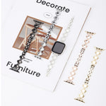 Four Leaf Clover Quick-Release Metal Chain Watch Band, For Apple Watch Series 3 38mm, For Apple Watch Series 3 42mm