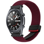 22mm Magnetic Buckle Braided Watch Band, For Samsung Galaxy Gear S3 Frontier, For Samsung Galaxy Watch 3 45mm