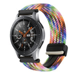 22mm Magnetic Buckle Braided Watch Band, For Samsung Galaxy Gear S3 Classic, For Samsung Galaxy Watch 46mm