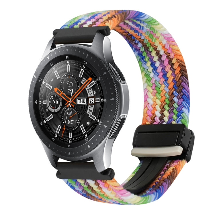 22mm Magnetic Buckle Braided Watch Band, For Samsung Galaxy Gear S3 Classic, For Samsung Galaxy Watch 46mm