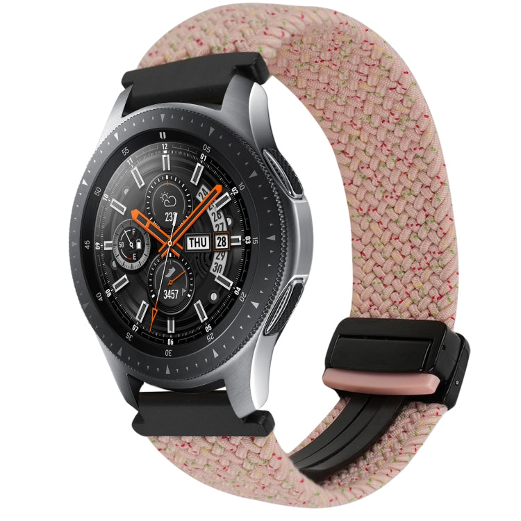 22mm Magnetic Buckle Braided Watch Band, For Samsung Galaxy Gear S3 Classic, For Samsung Galaxy Watch 46mm