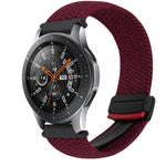 22mm Magnetic Buckle Braided Watch Band, For Samsung Galaxy Gear S3 Classic, For Samsung Galaxy Watch 46mm