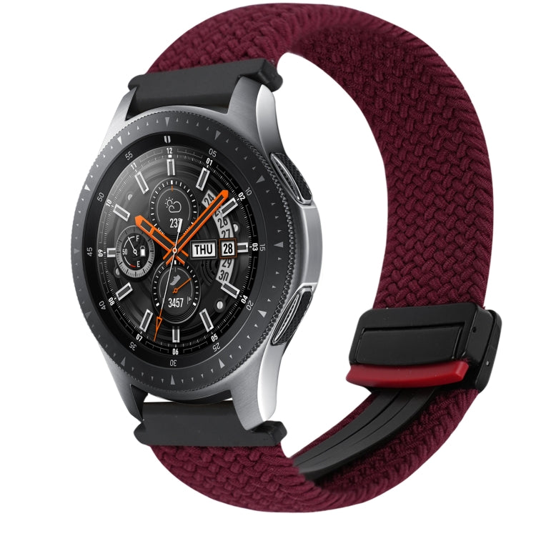 22mm Magnetic Buckle Braided Watch Band, For Samsung Galaxy Gear S3 Classic, For Samsung Galaxy Watch 46mm