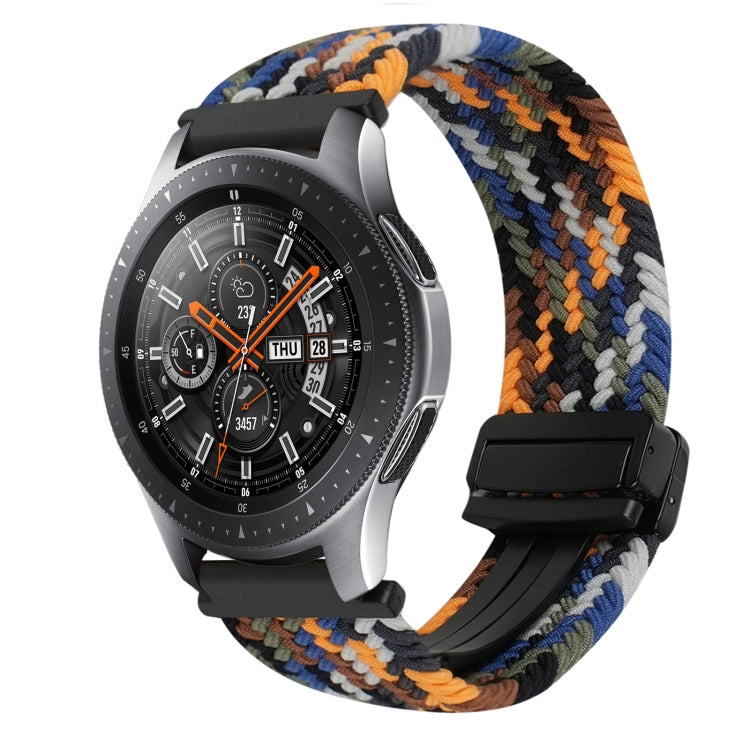 22mm Magnetic Buckle Braided Watch Band, For Samsung Galaxy Gear S3 Classic, For Samsung Galaxy Watch 46mm