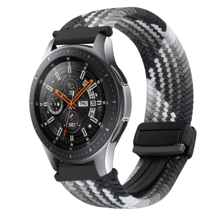 22mm Magnetic Buckle Braided Watch Band, For Samsung Galaxy Gear S3 Classic, For Samsung Galaxy Watch 46mm