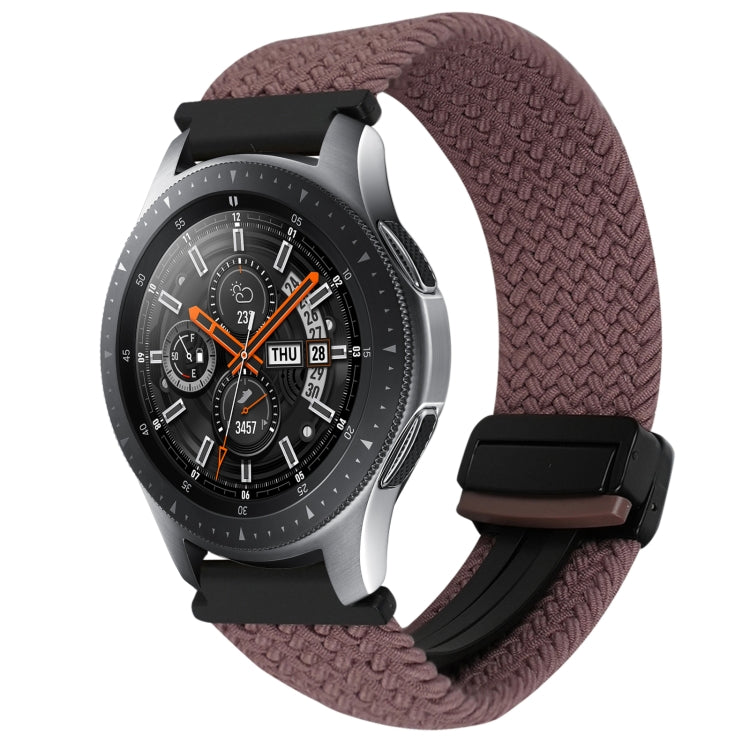 22mm Magnetic Buckle Braided Watch Band, For Samsung Galaxy Gear S3 Classic, For Samsung Galaxy Watch 46mm