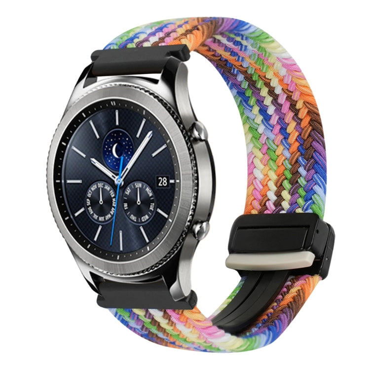 22mm Magnetic Buckle Braided Watch Band, For Samsung Galaxy Gear S3 Classic, For Samsung Galaxy Watch 46mm