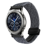22mm Magnetic Buckle Braided Watch Band, For Samsung Galaxy Gear S3 Classic, For Samsung Galaxy Watch 46mm