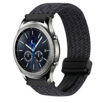 22mm Magnetic Buckle Braided Watch Band, For Samsung Galaxy Gear S3 Classic, For Samsung Galaxy Watch 46mm