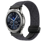22mm Magnetic Buckle Braided Watch Band, For Samsung Galaxy Gear S3 Classic, For Samsung Galaxy Watch 46mm