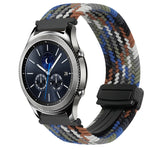 22mm Magnetic Buckle Braided Watch Band, For Samsung Galaxy Gear S3 Classic, For Samsung Galaxy Watch 46mm