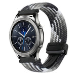 22mm Magnetic Buckle Braided Watch Band, For Samsung Galaxy Gear S3 Classic, For Samsung Galaxy Watch 46mm