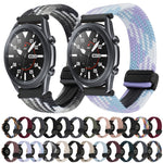 22mm Magnetic Buckle Braided Watch Band, For Samsung Galaxy Gear S3 Classic, For Samsung Galaxy Watch 46mm