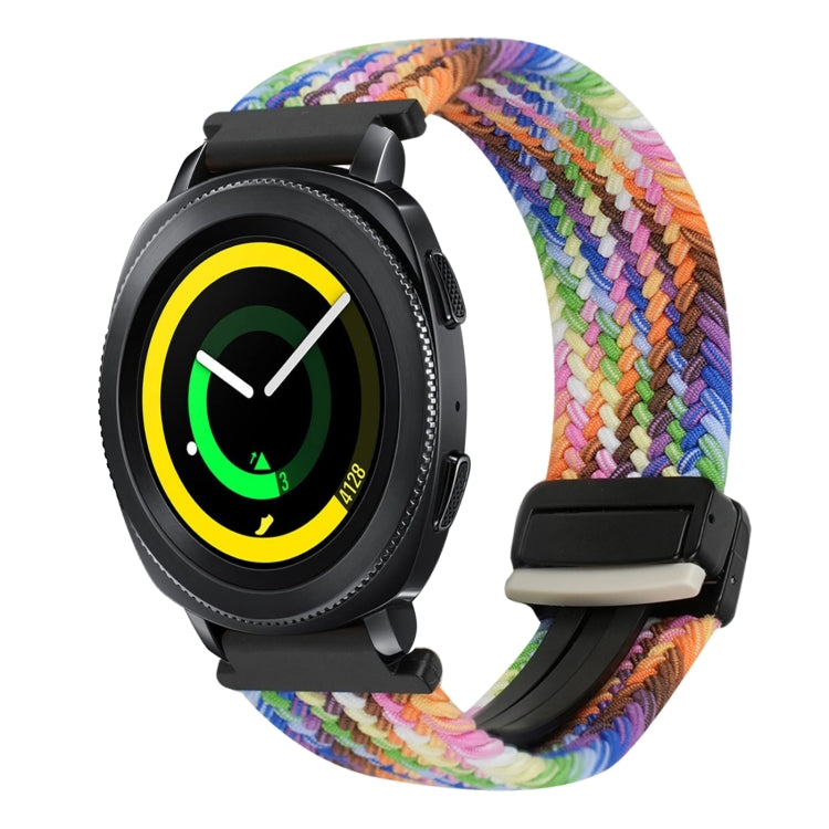 20mm Magnetic Buckle Braided Watch Strap, For Samsung Galaxy Watch 5 Pro, For Samsung Gear Sport
