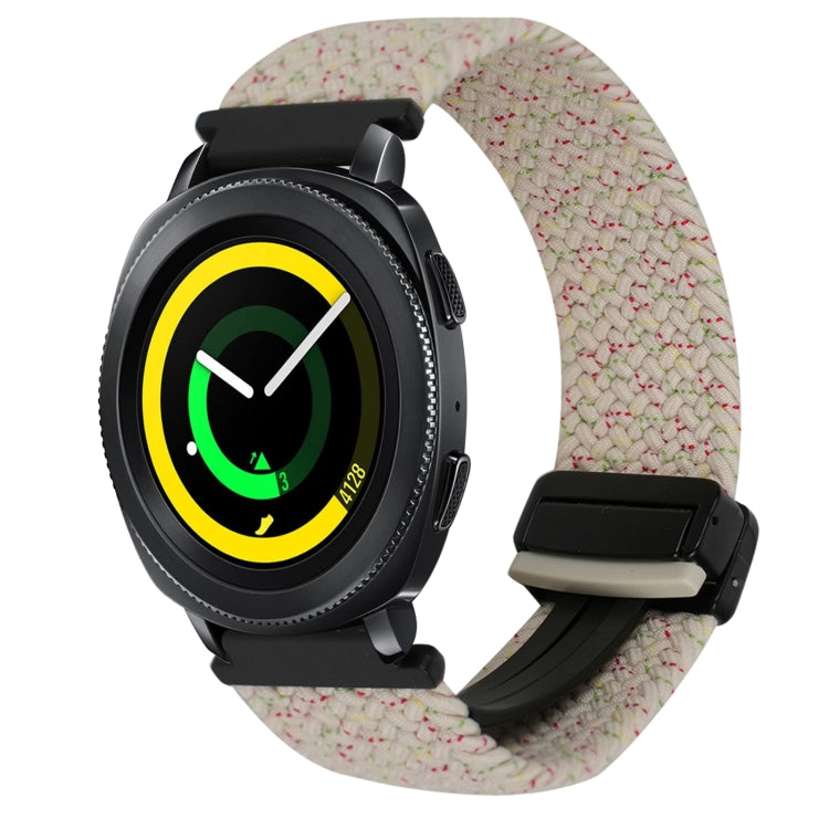 20mm Magnetic Buckle Braided Watch Strap, For Samsung Galaxy Watch 5 Pro, For Samsung Gear Sport