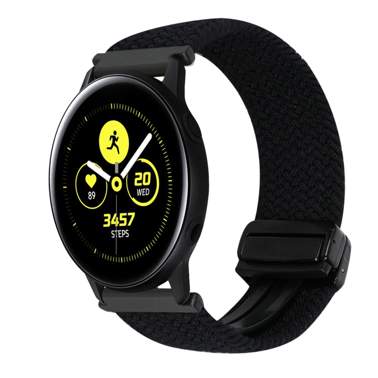 20mm Magnetic Buckle Braided Watch Strap, For Samsung Galaxy Watch Active, For Samsung Galaxy Watch 42mm