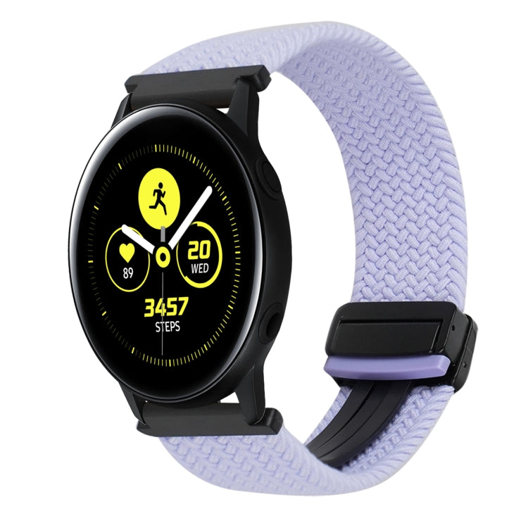 20mm Magnetic Buckle Braided Watch Strap, For Samsung Galaxy Watch Active, For Samsung Galaxy Watch 42mm