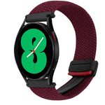 20mm Magnetic Buckle Braided Watch Strap, For Samsung Galaxy Watch 4, For Samsung Galaxy Watch 4 Classic
