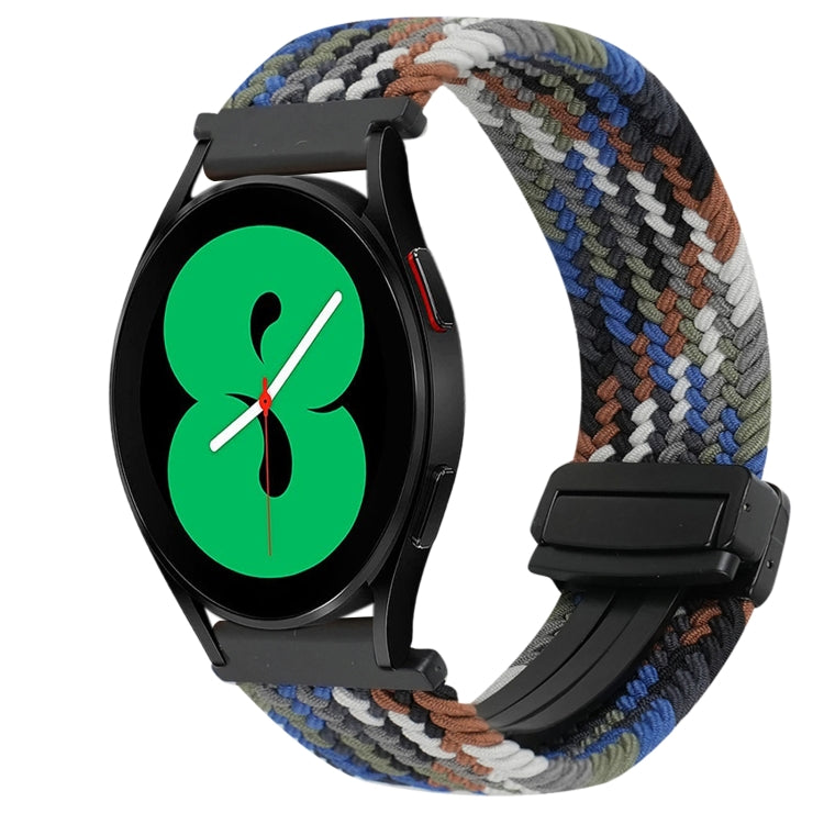 20mm Magnetic Buckle Braided Watch Strap, For Samsung Galaxy Watch 4, For Samsung Galaxy Watch 4 Classic