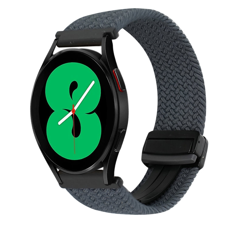 20mm Magnetic Buckle Braided Watch Strap, For Samsung Galaxy Watch 4, For Samsung Galaxy Watch 4 Classic
