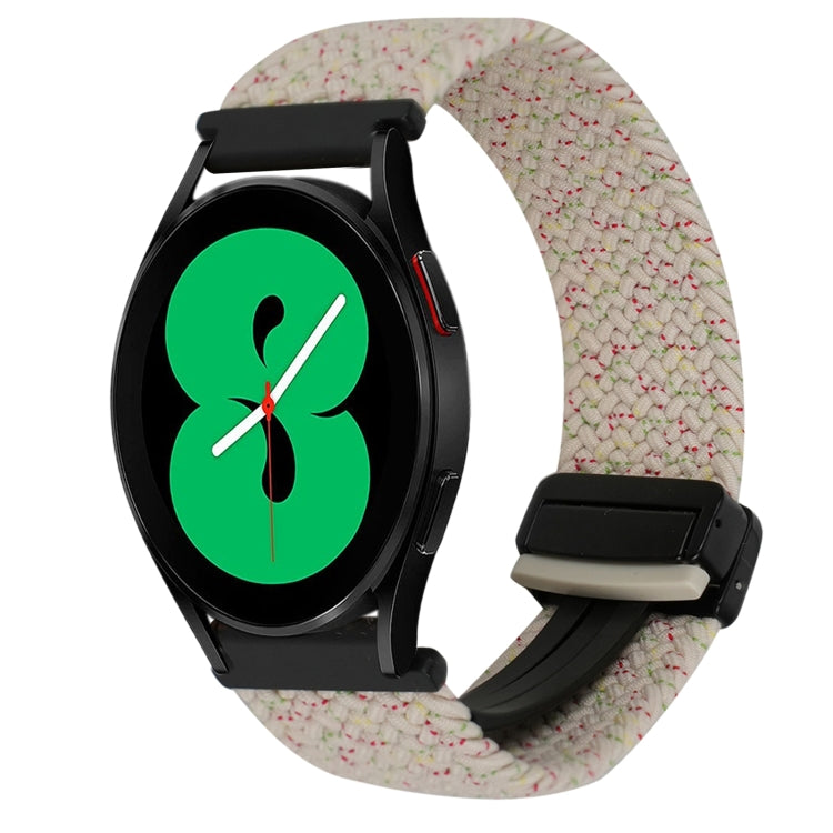 20mm Magnetic Buckle Braided Watch Strap, For Samsung Galaxy Watch 4, For Samsung Galaxy Watch 4 Classic