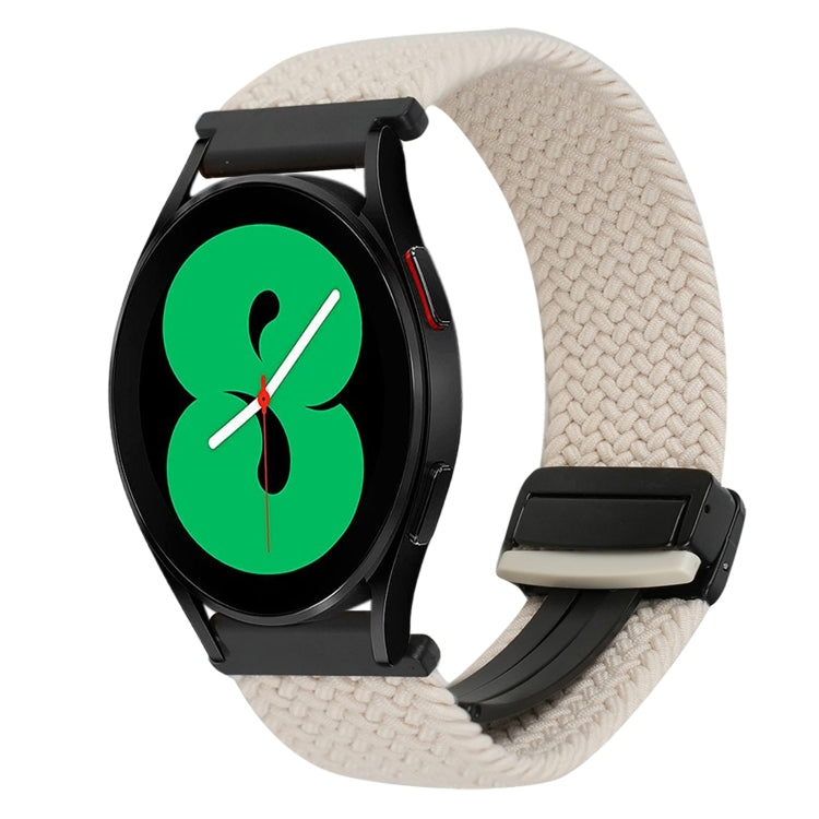 20mm Magnetic Buckle Braided Watch Strap, For Samsung Galaxy Watch 4, For Samsung Galaxy Watch 4 Classic