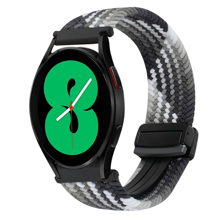 20mm Magnetic Buckle Braided Watch Strap, For Samsung Galaxy Watch 4, For Samsung Galaxy Watch 4 Classic
