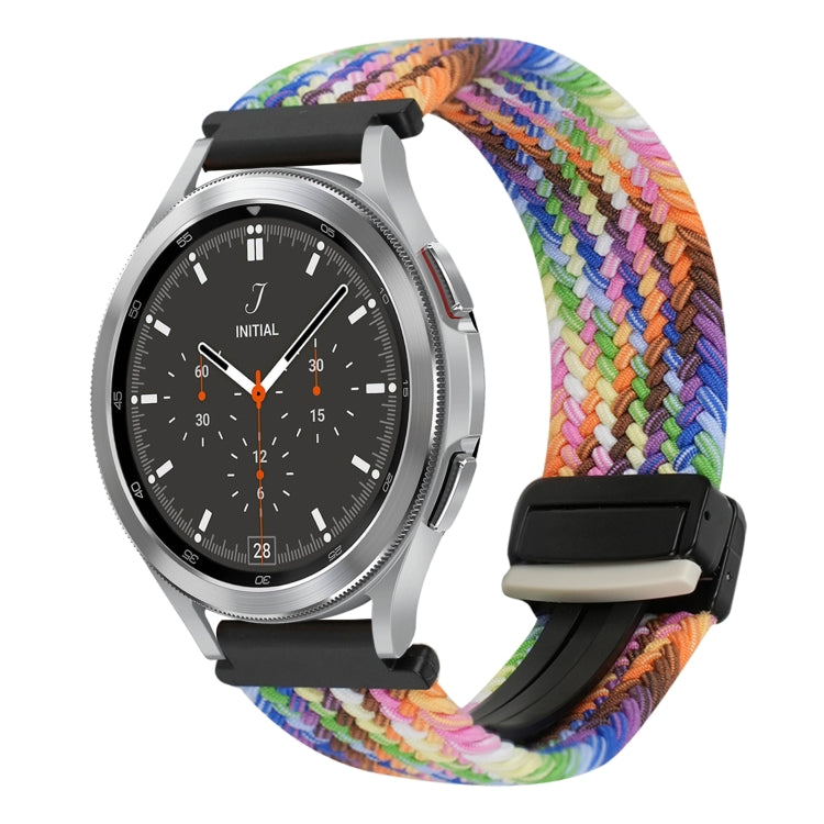 20mm Magnetic Buckle Braided Watch Strap, For Samsung Galaxy Watch 4, For Samsung Galaxy Watch 4 Classic