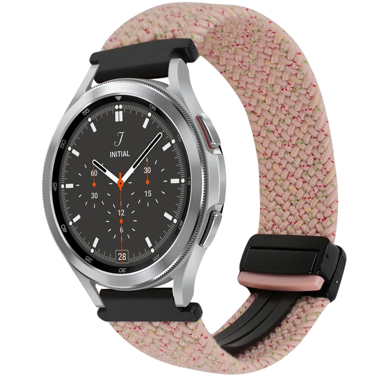 20mm Magnetic Buckle Braided Watch Strap, For Samsung Galaxy Watch 4, For Samsung Galaxy Watch 4 Classic