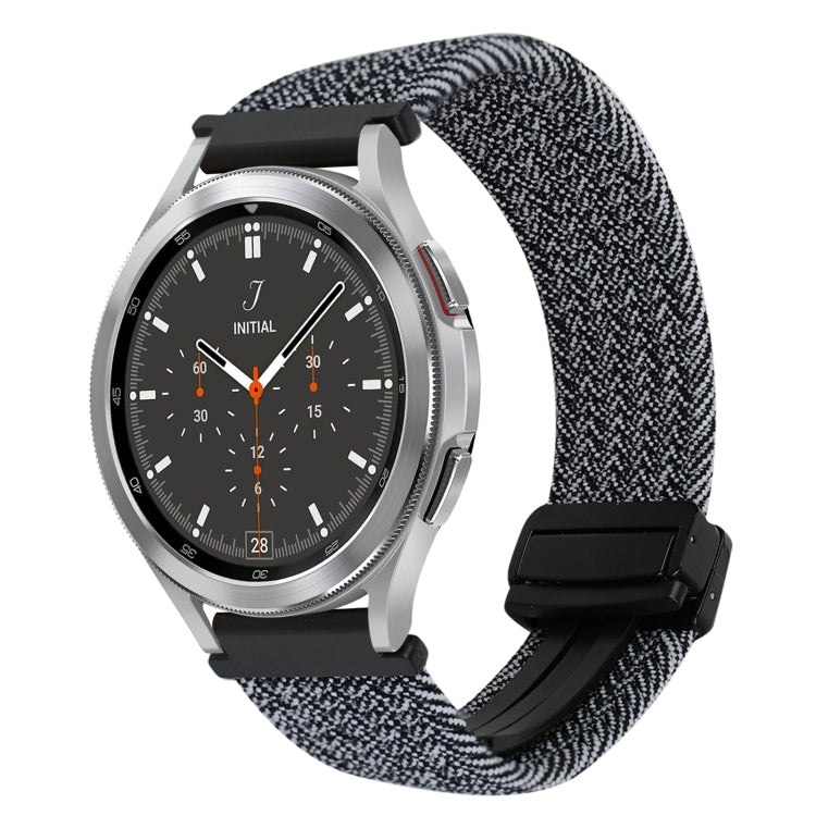 20mm Magnetic Buckle Braided Watch Strap, For Samsung Galaxy Watch 4, For Samsung Galaxy Watch 4 Classic