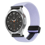 20mm Magnetic Buckle Braided Watch Strap, For Samsung Galaxy Watch 4, For Samsung Galaxy Watch 4 Classic