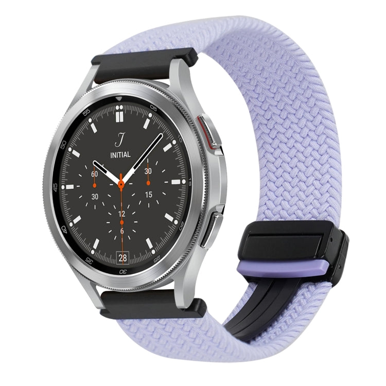 20mm Magnetic Buckle Braided Watch Strap, For Samsung Galaxy Watch 4, For Samsung Galaxy Watch 4 Classic