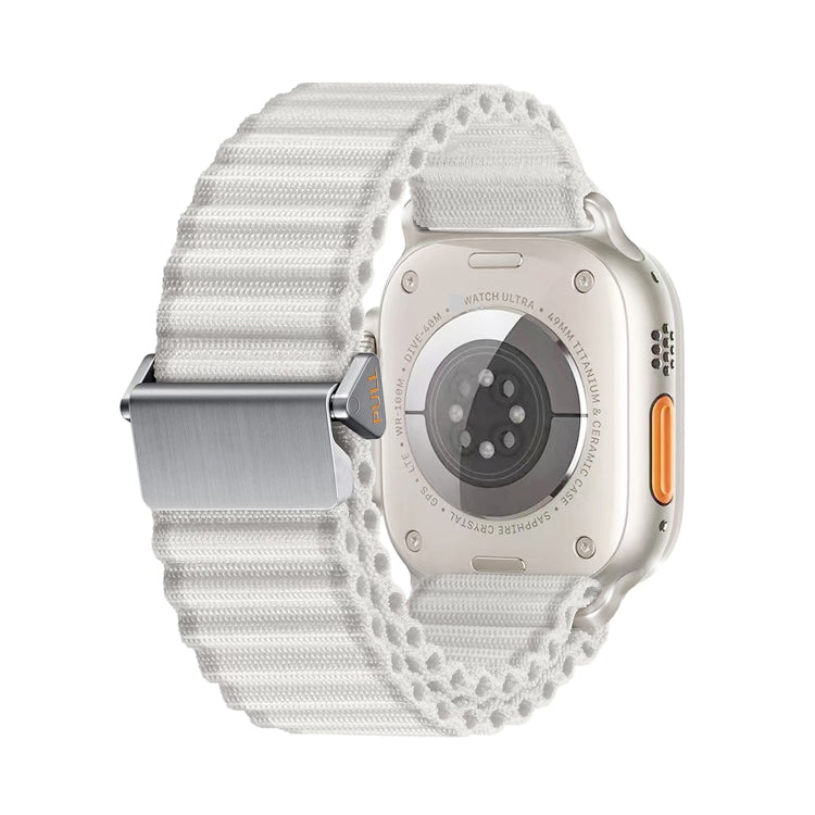 Off Road Magnetic Buckle Braided Nylon Watch Band, For Apple Watch Series 6 40mm, For Apple Watch Series 6 44mm, For Apple Watch Series 5 44mm, For Apple Watch Series 5 40mm, For Apple Watch Series 4 44mm, For Apple Watch Series 4 40mm                 ...