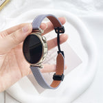 Slim Magnetic Buckle 20mm Microfiber Leather Watch Band, For Samsung Galaxy Watch 4  40 / 44mm, For Samsung Galaxy Watch 4 Classic 42 / 46mm