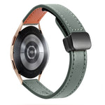 Slim Magnetic Buckle 20mm Microfiber Leather Watch Band, For Samsung Galaxy Watch 4  40 / 44mm, For Samsung Galaxy Watch 4 Classic 42 / 46mm