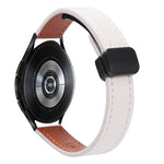 Slim Magnetic Buckle 20mm Microfiber Leather Watch Band, For Samsung Galaxy Watch 4  40 / 44mm, For Samsung Galaxy Watch 4 Classic 42 / 46mm