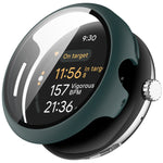 غطاء حماية متكامل من PC + فيلم مقسى للساعات، لساعات Google Pixel Watch 3 مقاس 45 مم، لساعات Google Pixel Watch 3 مقاس 41 مم