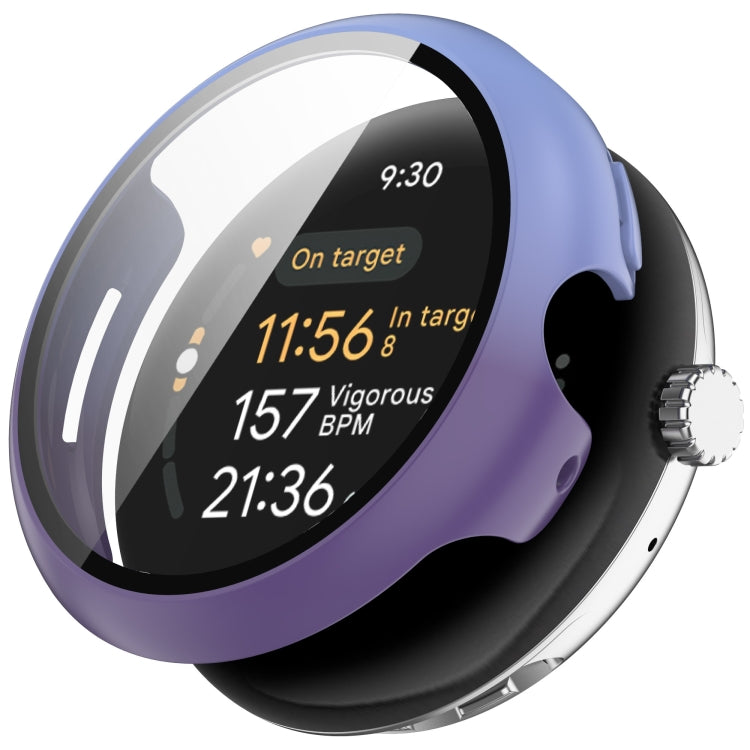 غطاء حماية متكامل من PC + فيلم مقسى للساعات، لساعات Google Pixel Watch 3 مقاس 45 مم، لساعات Google Pixel Watch 3 مقاس 41 مم
